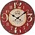 cheap Rustic Wall Clocks-Retro Wall Clock Home Decoration Round Wall Clock With Roman Number Silent Decorative Vintage Rustic Wooden Clock Living Room