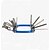 cheap Bike Tools, Cleaners &amp; Lubricants-Multifunction Repair Tools &amp; Kits Portable For Cycling / Bike Folding Bike Cycling Bicycle Aluminium Alloy Steel Gold Blue