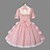 Χαμηλού Κόστους Lolita Φορέματα-Πριγκίπισσα Γλυκιά Λολίτα φόρεμα διακοπών Φορέματα Γυναικεία Κοριτσίστικα Βαμβάκι Ιαπωνικά Στολές μεταμφίεσης Μεγάλα Μεγέθη Προσαρμοσμένη Ροζ Βραδινή τουαλέτα Συμπαγές Χρώμα Μοντέρνα Σκουφί Καμπάνα