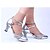 cheap Ballroom Shoes &amp; Modern Dance Shoes-Women&#039;s Modern Shoes Heel Customized Heel Leatherette Buckle Black / Gold / Silver / Professional