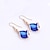 cheap Jewelry Sets-Jewelry Set Drop Earrings For Women&#039;s Sapphire Crystal Party Wedding Daily Rose Gold Crystal Rhinestone Pear Cut Solitaire Drop Red Blue Green / Pendant Necklace / Necklace / Earrings / Valentine