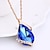 cheap Jewelry Sets-Jewelry Set Drop Earrings For Women&#039;s Sapphire Crystal Party Wedding Daily Rose Gold Crystal Rhinestone Pear Cut Solitaire Drop Red Blue Green / Pendant Necklace / Necklace / Earrings / Valentine
