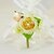 baratos Bouquets de Flores para Noiva-Bouquets de Noiva Alfinetes de Lapela Festa / Noite / Noivado / Chá de Cozinha Seda / Algodão 1.57&quot;(Aprox.4cm)