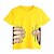 billige T -skjorter og skjorter-Baby Unisex T skjorte T-skjorte Kortermet Trykt mønster Hvit Rød Gul Barn Topper Sommer Skole Daglig Sport Normal Normal