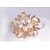cheap Pins and Brooches-Women&#039;s Girls&#039; Brooches Flower Pearl Brooch Jewelry White Gold For Wedding Party Special Occasion Daily