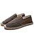 זול נעלי בד ומוקסינים לגברים-גברים נעליים קנבס אביב קיץ נוחות נעלי ספורט עבור קזו&#039;אל חום כחול חאקי