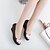 halpa Naisten sandaalit-Naiset Sandaalit Comfort Kevät PU Kausaliteetti Musta Fuksia Sininen Pinkki 1-1,75in