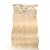Χαμηλού Κόστους Εξτένσιον Μαλλιών με Κλιπ-Κουμπωτό Επεκτάσεις ανθρώπινα μαλλιών Ίσιο Φυσικά μαλλιά Blonde