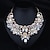 cheap Necklaces-Statement Necklace Crystal Rhinestone Alloy Women&#039;s Luxury Basic Victorian Necklace For Party Wedding Anniversary / Casual / Daily / Engagement / Valentine