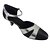 cheap Ballroom Shoes &amp; Modern Dance Shoes-Women&#039;s Dance Shoes Modern Shoes Heel Customized Heel Customizable Black / Silver / Indoor