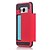 cheap Cell Phone Cases &amp; Screen Protectors-Case For Samsung Galaxy S8 Plus / S8 / S7 edge Card Holder Back Cover Solid Colored Hard PC