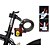 baratos Ferramentas, Limpeza e Lubrificantes para Bicicletas-Cabo Anti-furto para Bicicleta alarme Auto bobinamento Combinação reajustável Multipurpose Segurança Para Bicicleta de Estrada Bicicleta De Montanha BMX Bicicleta dobrável Ciclismo Liga de alumínio