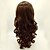 cheap Synthetic Trendy Wigs-Synthetic Wig Wavy Wavy Wig Long Brown Synthetic Hair Women&#039;s Brown