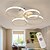 cheap Ceiling Lights-MAISHANG® 4-Light 58 cm Dimmable / LED / Designers Flush Mount Lights Metal Painted Finishes Modern Contemporary 110-120V / 220-240V