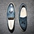 baratos Sapatilhas e Mocassins para Homem-Homens sapatos Pele Primavera Outono Conforto Mocassins e Slip-Ons para Casual Preto Marron Azul