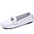 economico Slip-ons e mocassini da donna-Women&#039;s Loafers &amp; Slip-Ons Moccasin Comfort Loafers Classic Loafers Comfort Outdoor Office &amp; Career PU Fall Summer White Black Pink