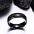 cheap Men&#039;s Rings-Men&#039;s Ring Black Stainless Steel Tungsten Steel Round Circle Geometric Personalized Basic Simple Style Party Anniversary Jewelry