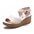 cheap Women&#039;s Sandals-Women&#039;s Sandals Slingback PU Summer Casual Chunky Heel Black Blue 1in-1 3/4in
