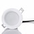 billiga Infällda LED-lampor-4st vattentäta ip 66 9w 700-800lm 48 x 5730 sdm leds högkvalitativa kommersiella belysnings downlights varmvita / kalla vita ac220-240v