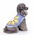 baratos Roupa para Cães-Gato Cachorro Camiseta Colete Roupas de cachorro Flor Casual Fashion Roupas para Cães Roupas de cachorro Roupas de cachorro Azul Ocasiões Especiais para menina e menino cachorro Algodão XS S M L XL