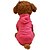 levne Oblečky pro psy-Pes mikiny Jednobarevné Módní Oblečení pro psy Oblečení pro štěňata Oblečení pro psy Červená Fuchsiová Růžová Kostým pro dívku a chlapce Bavlna XS S M L