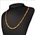 cheap Necklaces-Women&#039;s Chain Necklace Figaro Chunky Ladies Fashion Dubai Gold Plated Yellow Gold Gold Filled Golden Necklace Jewelry For Christmas Gifts Wedding Party Special Occasion Birthday Gift