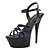 cheap Women&#039;s Sandals-Women&#039;s Shoes Leatherette Summer / Fall Comfort / Novelty / Light Soles Sandals Stiletto Heel Buckle White / Black / Club Shoes / Wedding