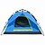 cheap Tents, Canopies &amp; Shelters-4 person Automatic Tent Outdoor Waterproof Quick Dry Breathability Double Layered Automatic Dome Camping Tent 2000-3000 mm for Hiking Camping Outdoor Oxford 210*210*125 cm