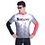abordables Vêtements de cyclisme pour femmes-Jaggad Maillot de Cyclisme Homme Manches Longues Vélo Maillot Hauts/Top Respirable Polyester Elasthanne Printemps Automne Cyclisme/Vélo