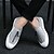 baratos Sapatilhas e Mocassins para Homem-Homens Sapatos Confortáveis Couro Primavera / Outono Tênis Caminhada Preto / Branco / Cinzento / Atlético / Escritório e Carreira