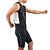 cheap Women&#039;s Triathlon Clothing-Men&#039;s Sleeveless Triathlon Tri Suit Black Patchwork Bike Breathable Winter Sports Spandex Patchwork Clothing Apparel / High Elasticity