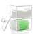 abordables Coffrets à bijoux et rangements pour produits de beauté-Plastique Boîte de Rangement / Rangement de Commode / Organisateurs de Placards Ovale Voyage Accueil Organisation Espace de rangement 1pc