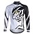cheap Men&#039;s Clothing Sets-Fastcute Men&#039;s Long Sleeve Cycling Jersey with Bib Tights - Black Bike Clothing Suits, Thermal / Warm Fleece