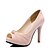 cheap Women&#039;s Heels-Women&#039;s Heels Spring / Summer Stiletto Heel Peep Toe Club Shoes Formal Shoes Wedding Dress Party &amp; Evening Bowknot Leatherette Black / Pink / Beige