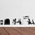 voordelige Muurstickers-Dieren / Cartoon / Voedsel Muurstickers Vliegtuig Muurstickers Decoratieve Muurstickers, Vinyl Huisdecoratie Muursticker Wand / Glas / Badkamer Decoratie 1 set
