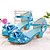 ieftine Sandale de Copii-Fete Confortabili / Noutăți / Pantofi Fata cu Flori Microfibre Sandale Copii mici (4-7 ani) / Copii mari (7 ani +) Plimbare Funde / Cataramă Alb / Dusty Rose / Albastru Vară / Party &amp; Seară / EU37