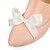 preiswerte Ballerinas für Damen-Damen Schuhe PU Lackleder Kunststoff Sommer Herbst Neuheit Komfort Flache Schuhe Walking Flacher Absatz Spitze Zehe Schleife für Büro &amp;