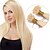 baratos Extensões de cabelo de fusão-Queratina / Ponta U Extensões de cabelo humano Liso Cabelo Humano Extensões de Cabelo Natural Mulheres Loiro