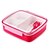 cheap Kitchen Storage-Vacuum Sealed Clear Lunchbox with 3 Compartment