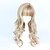 abordables Perruques Halloween-Perruques de Cosplay Femme Fille 28-32 pouce Fibre résistante à la chaleur Marron Manga