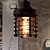 baratos Luzes pendentes-Gaiola de metal preto do vintage loft mini pingente luzes sala de estar sala de jantar corredor café bares luminária