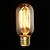 baratos Incandescente-5pcs t45 z vintage edison lâmpadas 40w e27 quente estilo antigo esquilo gaiola filamento retro ac220-240v