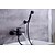 cheap Csaptelepek fürdőkádhoz-Bathtub Faucet - Contemporary Oil-rubbed Bronze Wall Mounted Ceramic Valve Bath Shower Mixer Taps / Brass / Single Handle Two Holes