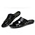 cheap Men&#039;s Slippers &amp; Flip-Flops-Men&#039;s Comfort Shoes Cowhide Spring / Summer / Fall Slippers &amp; Flip-Flops Water Shoes White / Black / Light Brown