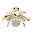 cheap Brooches-Women&#039;s Crystal Brooches European Cute Brooch Jewelry Golden Silver For Wedding Party Birthday Gift Casual Daily
