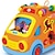 abordables Jouets pour bébés et nourrissons-HUILE TOYS Petites Voiture A Faire Soi-Même Electrique Bus Plastique Garçon Jouet Cadeau
