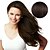 billiga Hårförlängningar med tejp-Tejpa-in Människohår förlängningar Rak Hårförlängningar av äkta hår Äkta hår Dam - Mörkbrun
