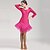 رخيصةأون ملابس رقص لاتيني-الرقص اللاتيني الفساتين للمرأة أداء سباندكس كم طويل ارتفاع متوسط فستان