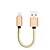 abordables Cables para móviles-USB 2.0 / Iluminación Cable &lt;1m / 3ft Portátil / Alta Velocidad Aluminio / Metal Adaptador de cable USB Para Macbook / iPad / MacBook Air