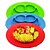 voordelige Dineren &amp; Bestek-1Pcs  Premium Toddler Baby Kids Food Placemat One-Piece Silicone Divided Dish Bowl Plates